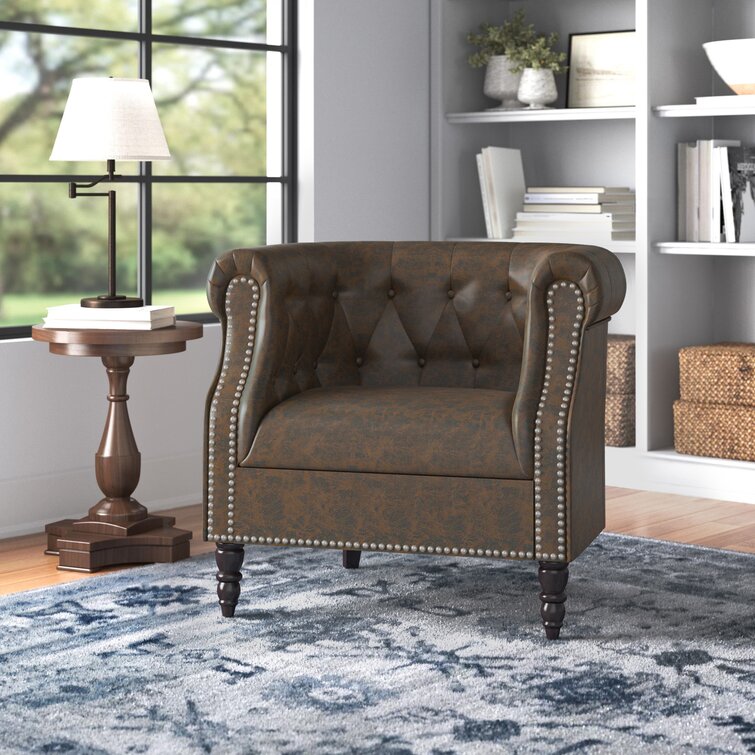 Huntingdon 34'' Wide Tufted Chesterfield ChairBuy One Get One Free