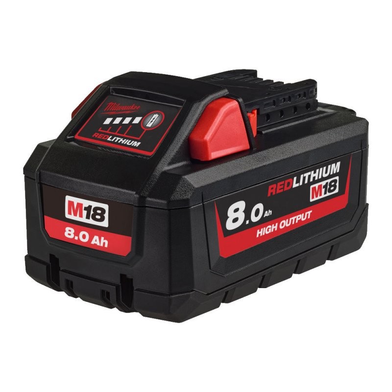 MILWAUKEE MILKIT40A POWER TOOL KIT 4 X 18V X 5AH + HB8 + 2 X 12V X 2AH REDLITHIUM BATTERIES 40PCE