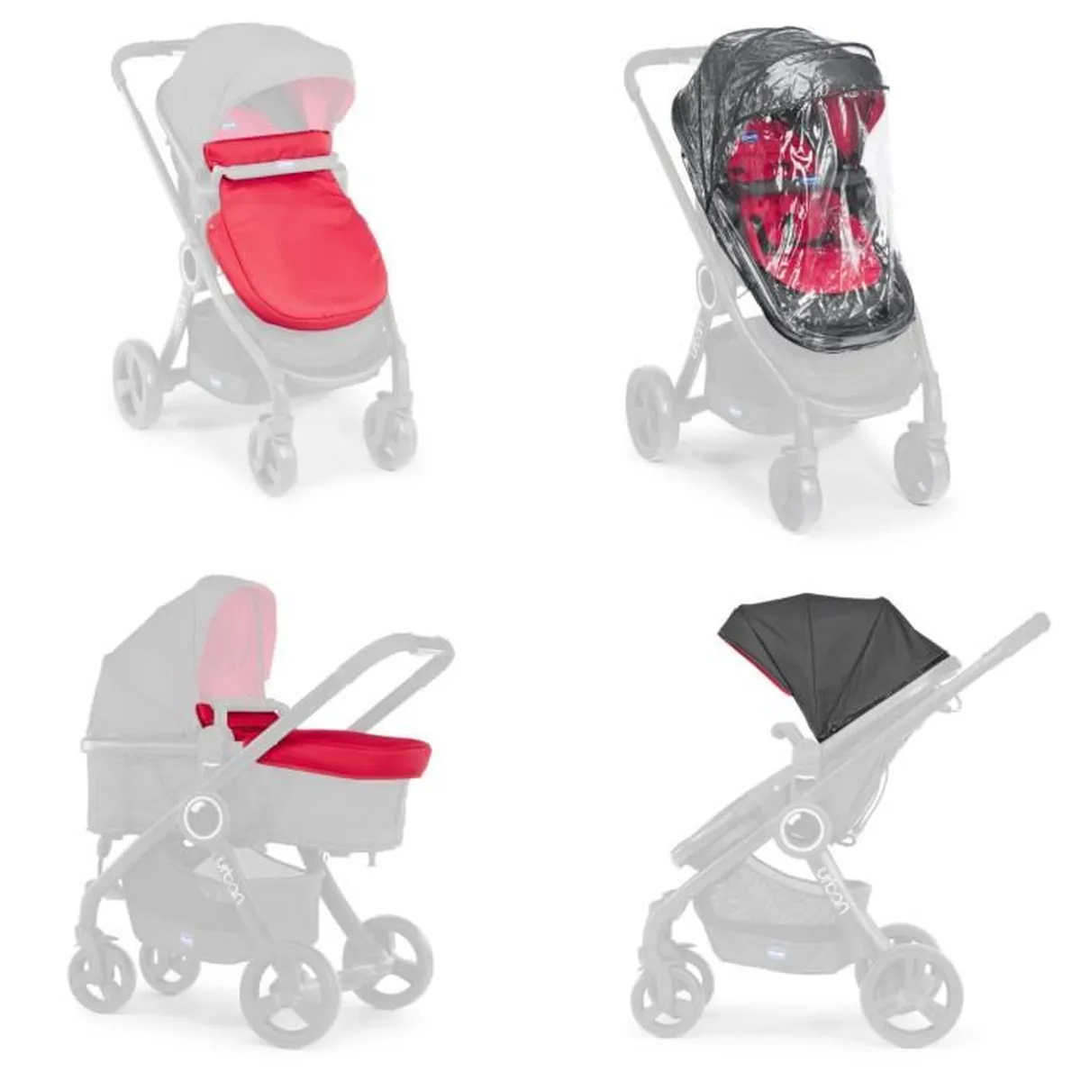 CHICCO Urban Plus Pack combined stroller - From birth - Up to 15kg