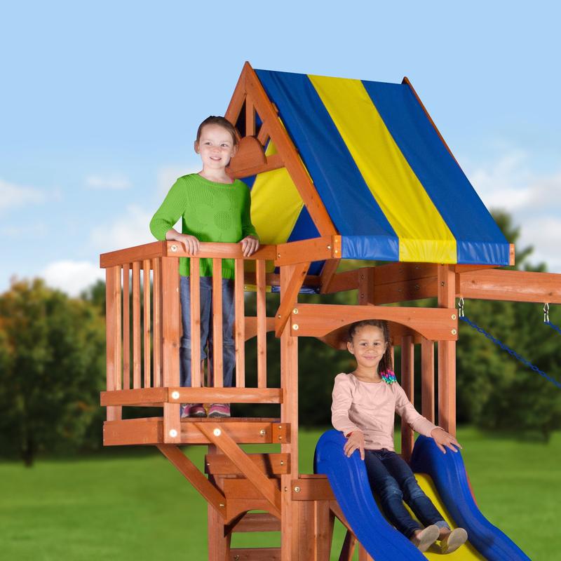 Peninsula Wooden Swing Set