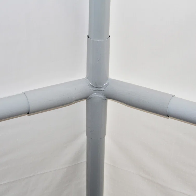 Hercules 18-Feet by 20-Feet, 2-Inch Steel Frame, 8-Leg, Carport, White