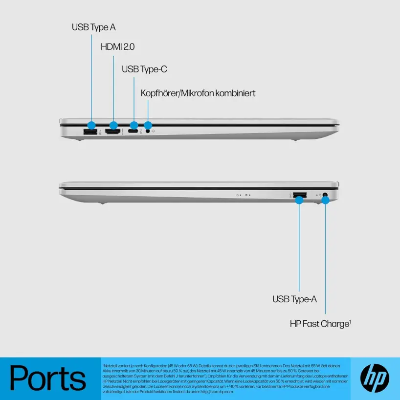 HP Laptop 17 with Intel Core i7-1355U | 17.3 Inch FHD Display | 16 GB DDR4 RAM | 1 TB SSD