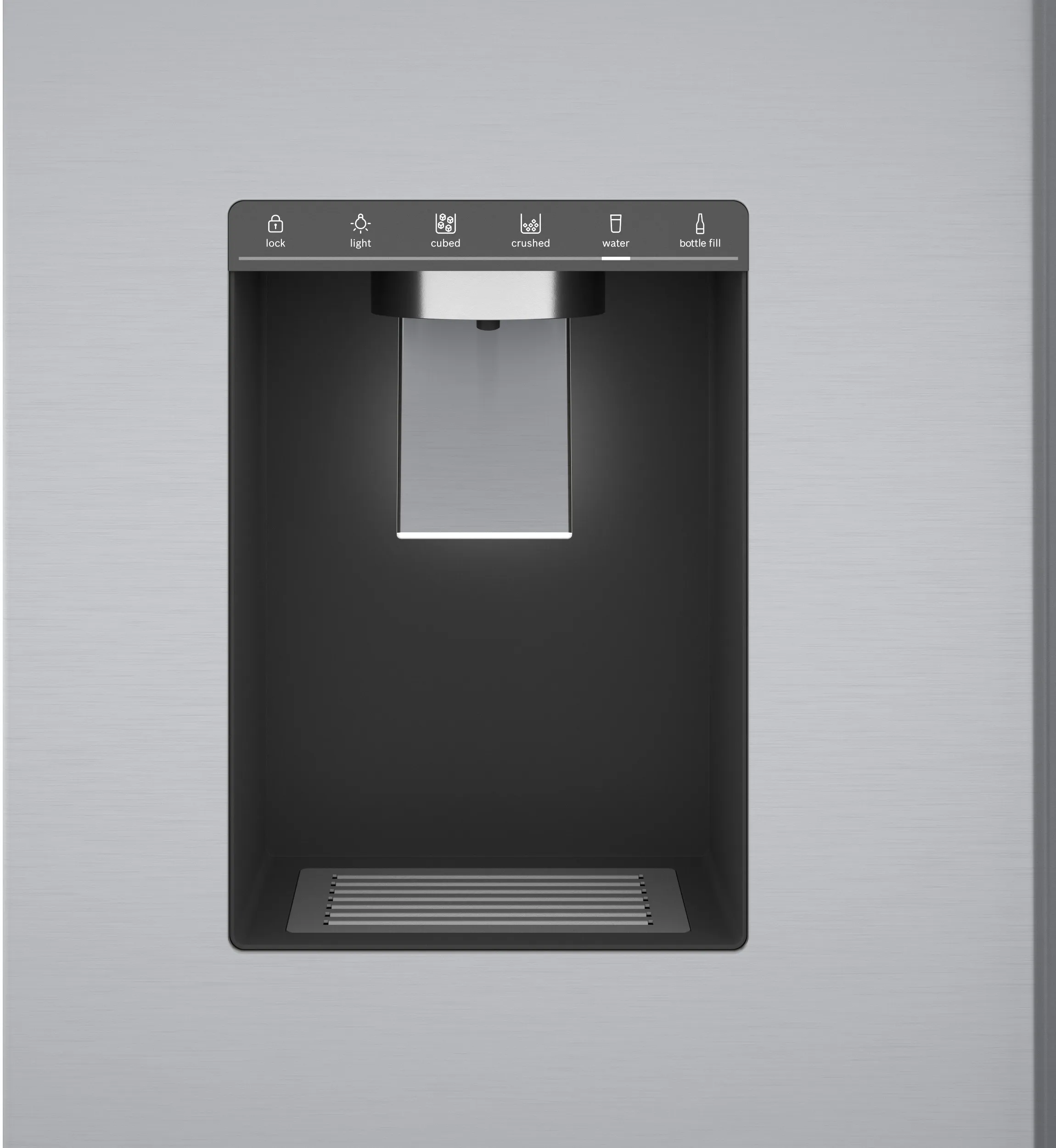 Bosch B36CD50SNS 500 Series French Door Bottom Mount Refrigerator 36'' Stainless steel (with anti-fingerprint), Total No Frost