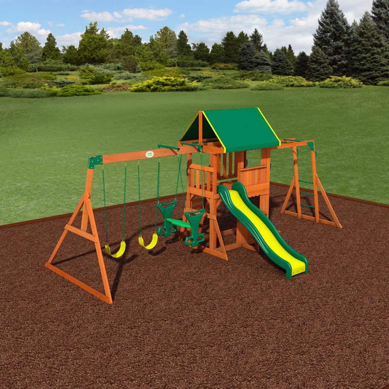 Prairie Ridge Wooden Swing Set