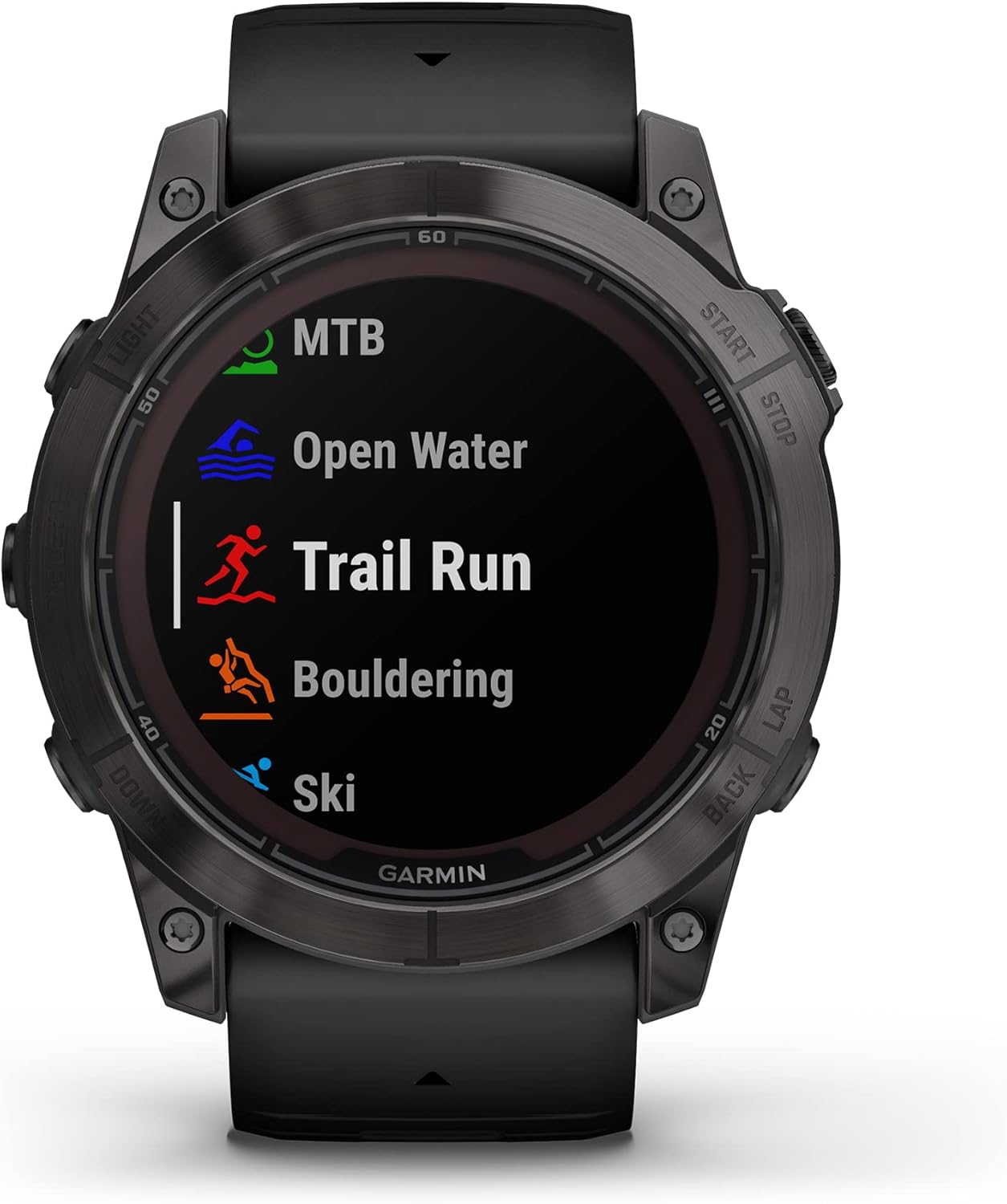 Garmin fēnix 7X Pro Sapphire Solar, Multisport GPS Smartwatch, Built-in Flashlight, Solar Charging Capability, 010-02778-10, Black