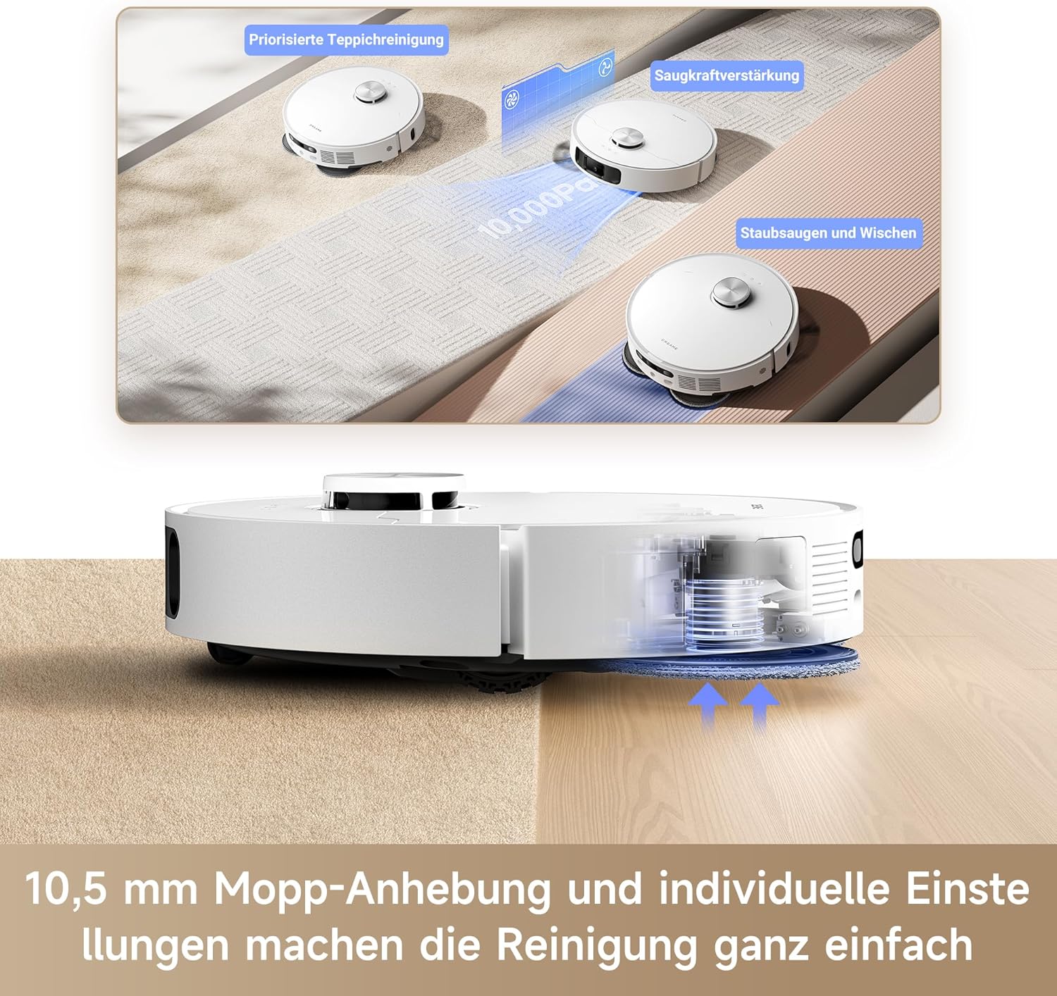 DREAME L10s Ultra Gen 2 robot vacuum cleaner with mop function