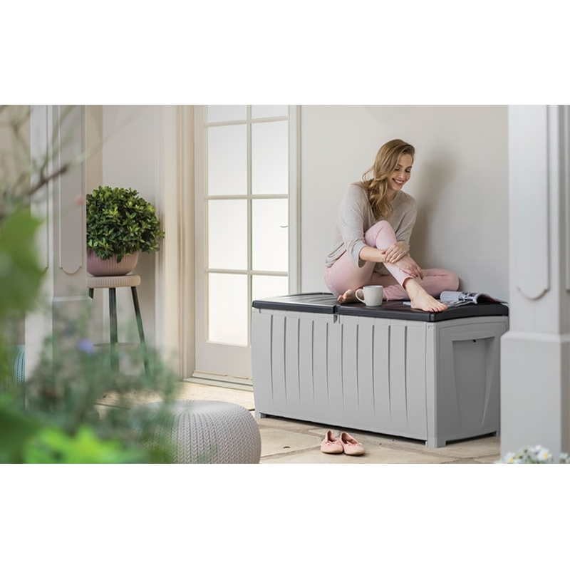 Novel 90 Gallon Deck Box - Black