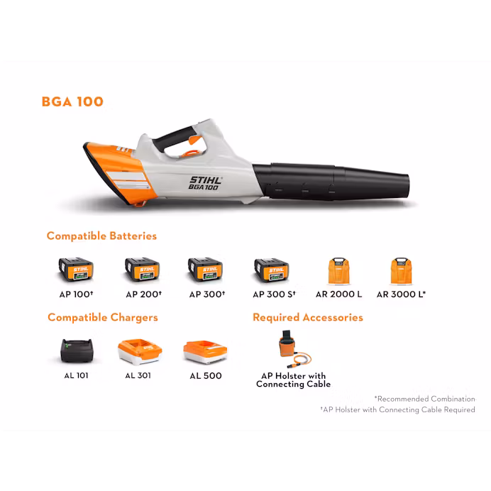 STIHL BGA 100 Battery Blowers