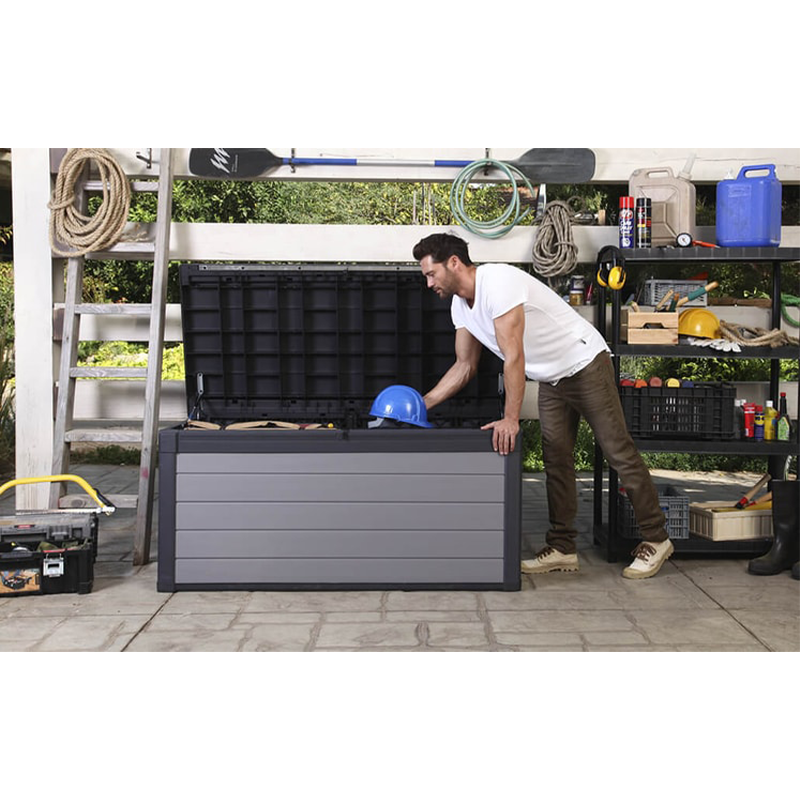Premier 150 Gallon Deck Box - Grey