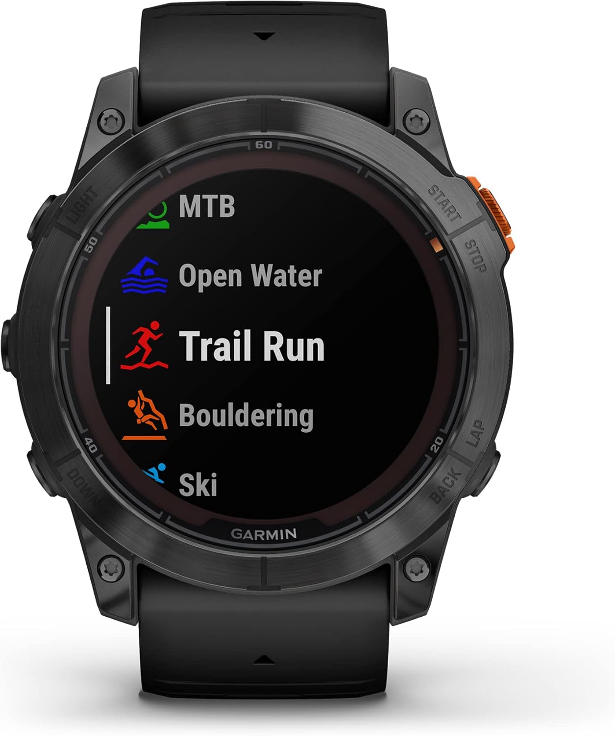 Garmin fēnix 7X Pro Sapphire Solar, Multisport GPS Smartwatch, Built-in Flashlight, Solar Charging Capability, 010-02778-10, Black