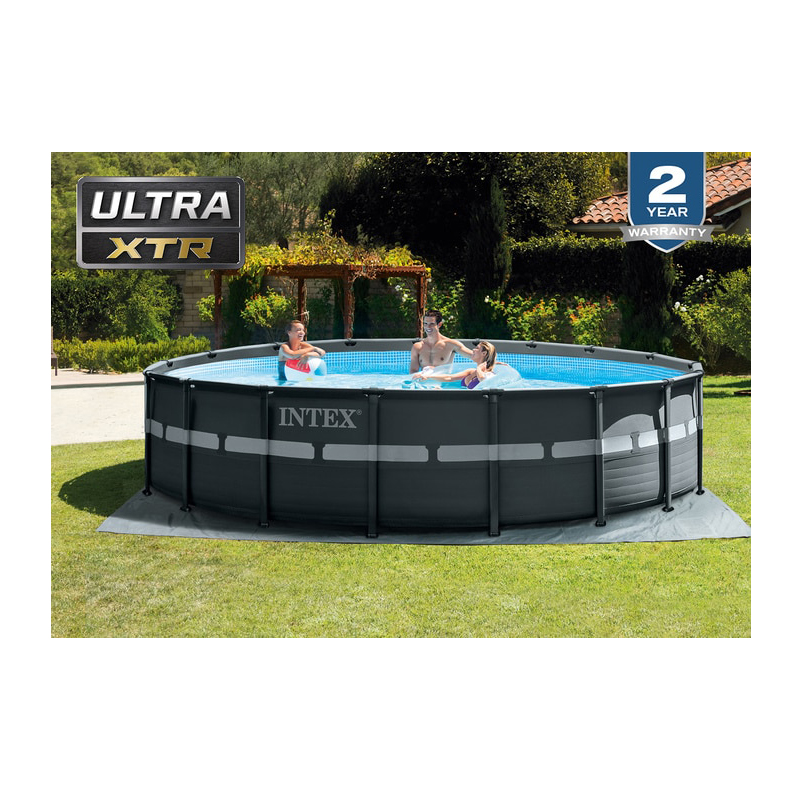 18ft X 52in Ultra XTR Frame Pool Set with Sand Filter Pump