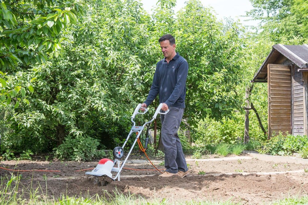 Ikra Electric tiller IEM 800 S, Working width 30cm, Depth 20cm, 800 W