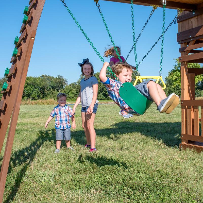 Woodridge Elite Wooden Swing Set
