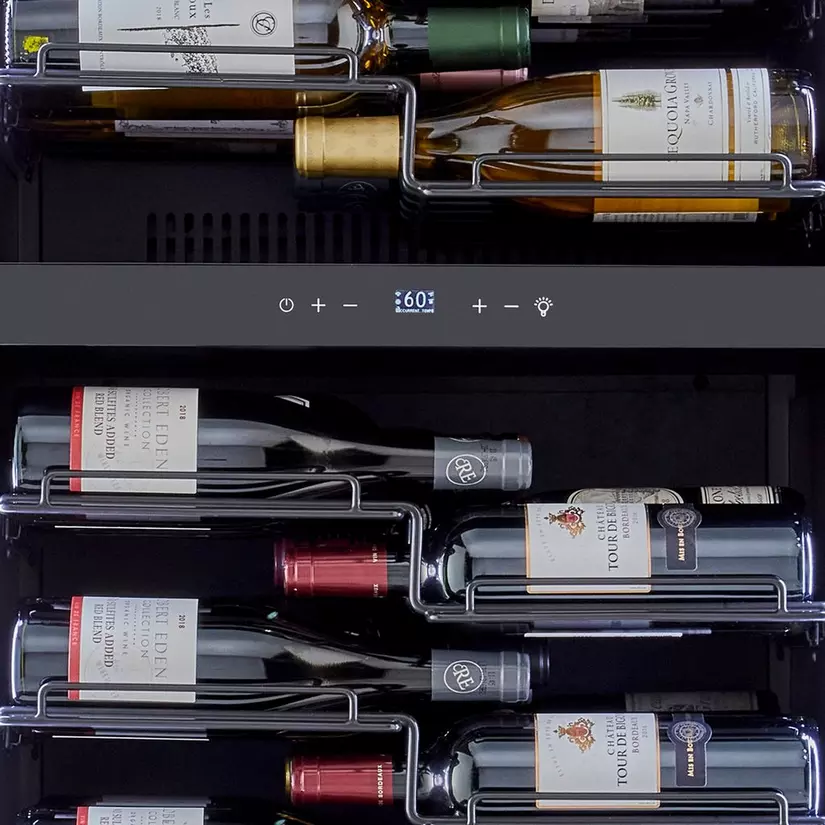 Wine Enthusiast VinoView L 145 Smart Wi-Fi Dual Zone Wine Cellar
