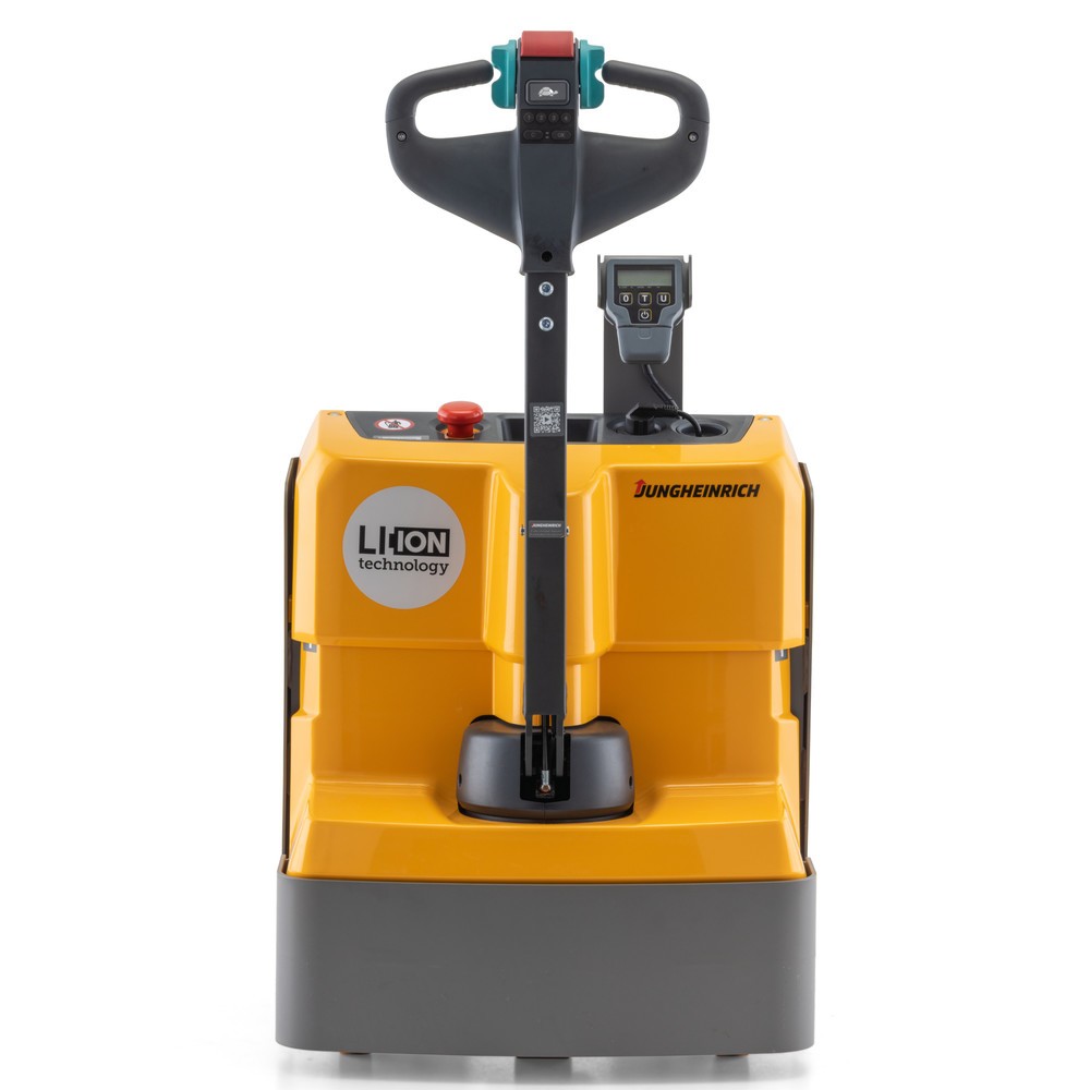 Jungheinrich EJE M13 electric pallet truck with scales, capacity 1,300 kg, lithium-ion