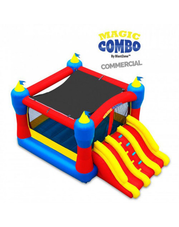 Magic Combo 15 Commercial Inflatable Bouncer w Slide