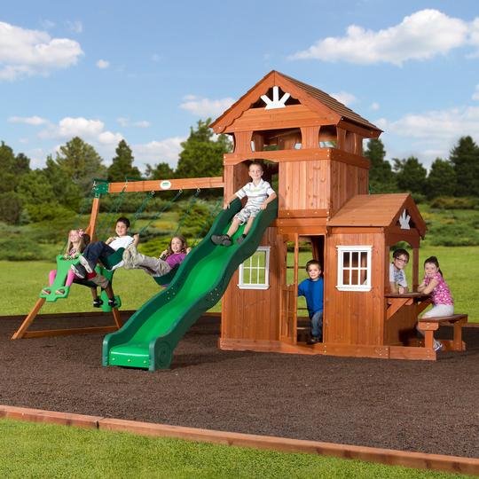Shenandoah Wooden Swing Set