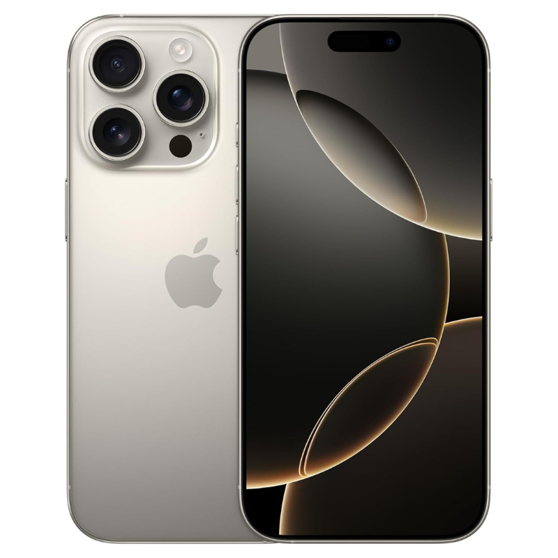 Apple iPhone 16 Pro 128 GB 5G Mobile phone with Apple Intelligence, Camera Control, 4K 120 fps Dolby Vision and a Huge Leap in Battery Life. Works with AirPods