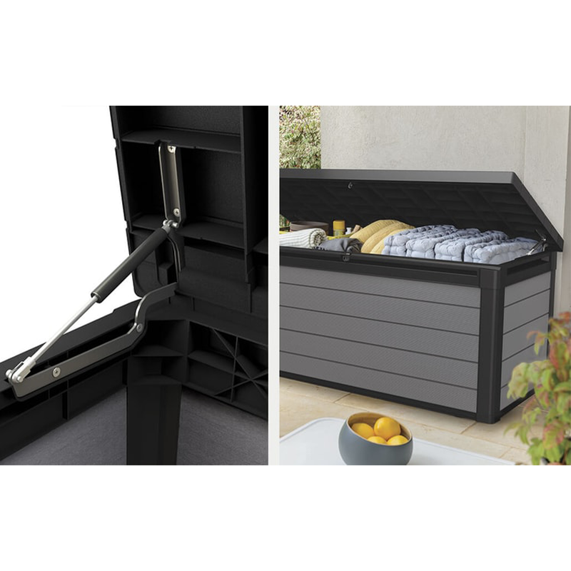 Premier 150 Gallon Deck Box - Grey