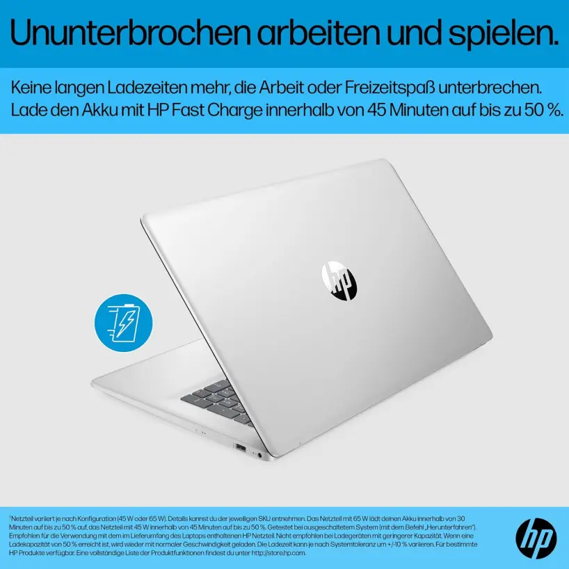 HP Laptop 17 with Intel Core i7-1355U | 17.3 Inch FHD Display | 16 GB DDR4 RAM | 1 TB SSD