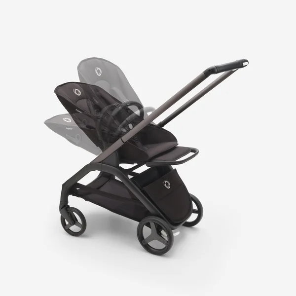 Bugaboo Dragonfly Stroller Set Midnight Black/Midnight Black/Black