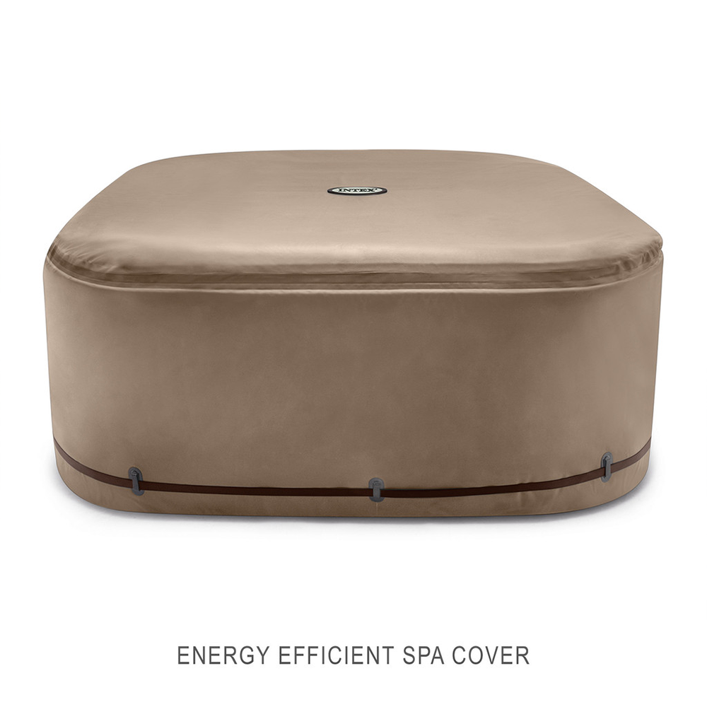 PureSpa™ Chevron Deluxe Inflatable Hot Tub Set - 6 Person