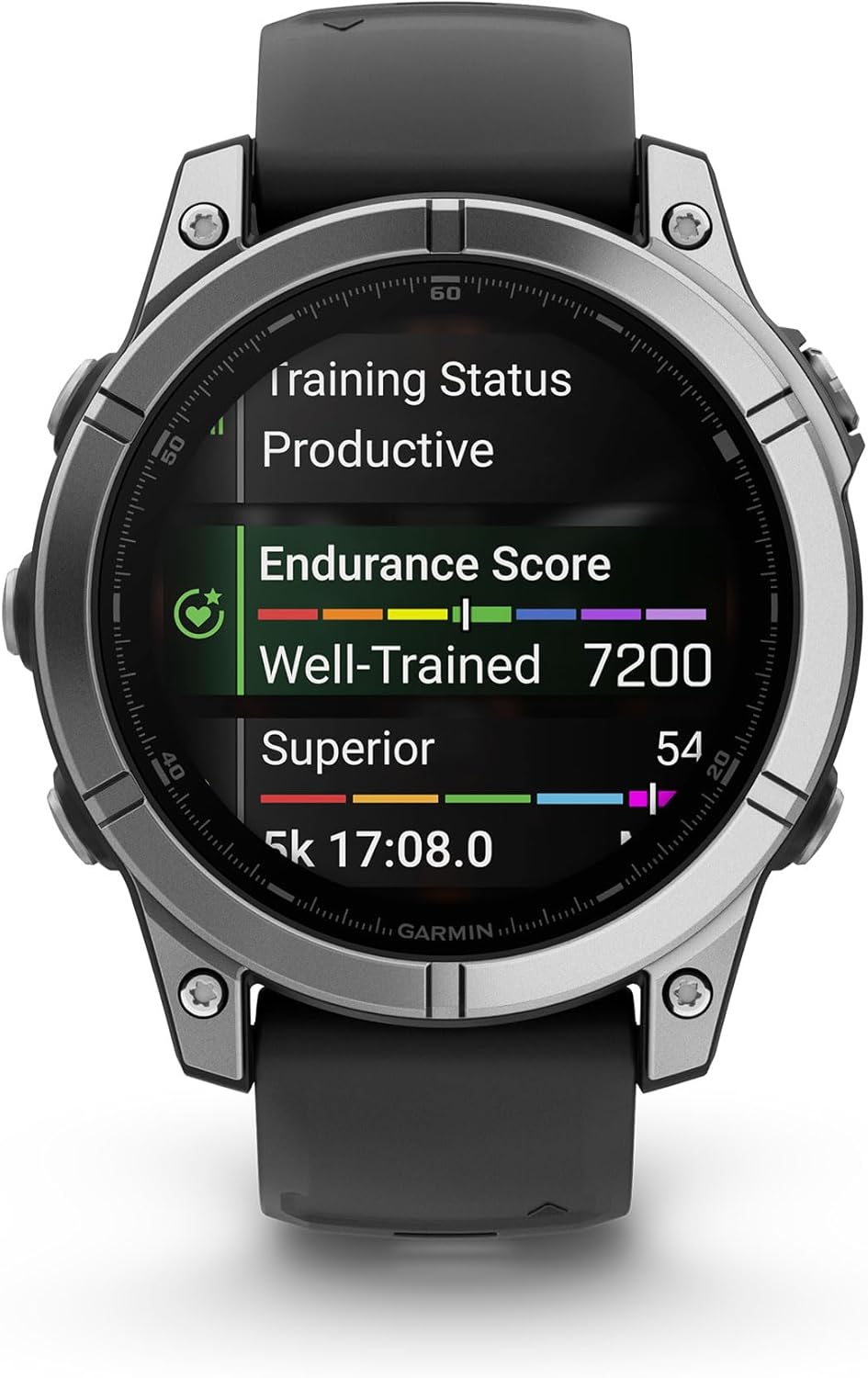 Garmin fēnix® 8 – 51 mm, AMOLED, Sapphire, Premium Multisport GPS Smartwatch, Long-Lasting Battery Life, Dive-Rated, Built-in LED Flashlight, Titanium with Spark Orange/Graphite Band