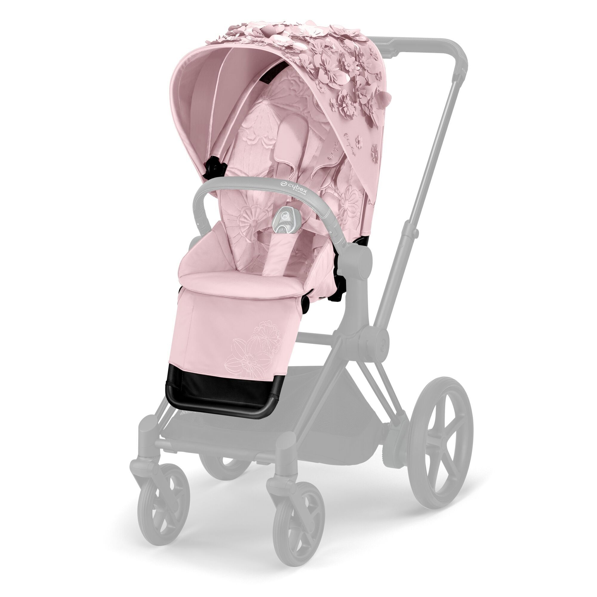 Cybex Priam Stroller Set New Generation Simply Flowers Fashion Edition Pale Blush