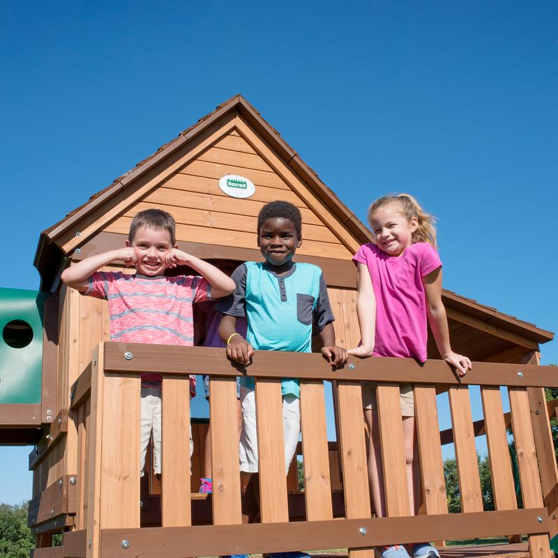 Woodridge Elite Wooden Swing Set