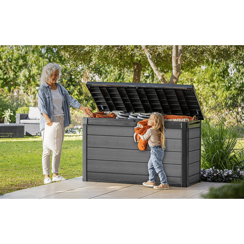 Cortina 200 Gallon Deck Box - Graphite