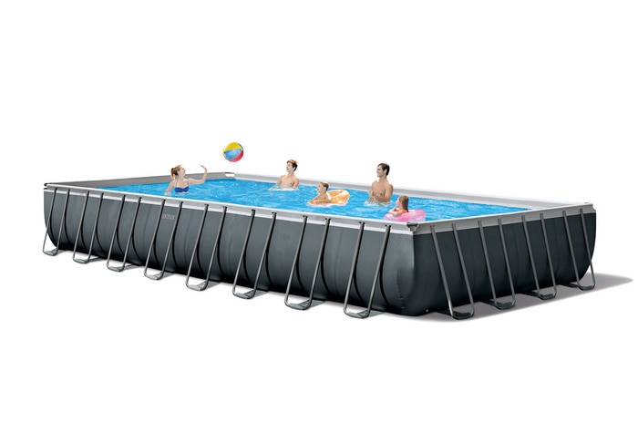 32ft X 16ft X 52in Ultra XTR Frame Rectangular Pool Set with Sand Filter Pump