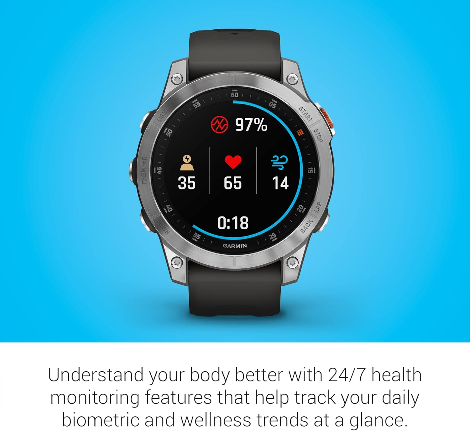 Garmin epix Gen 2, Premium active smartwatch, Health and wellness features, touchscreen AMOLED display, adventure watch with advanced features, white titanium