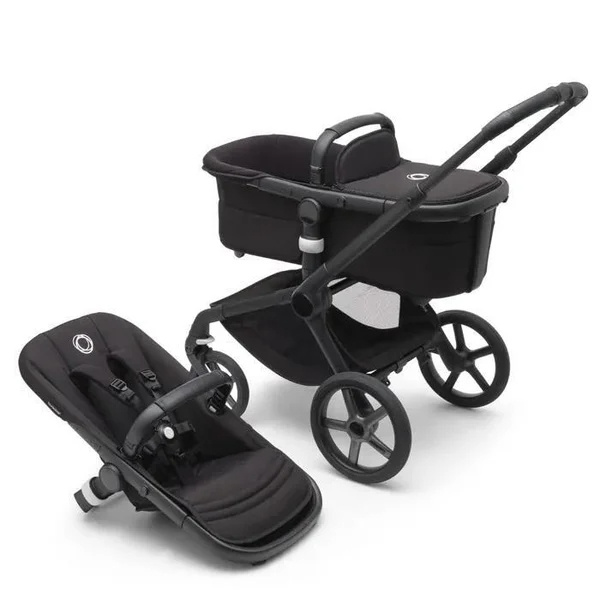 Bugaboo Fox 5 stroller set Black/Black, Desert Taupe