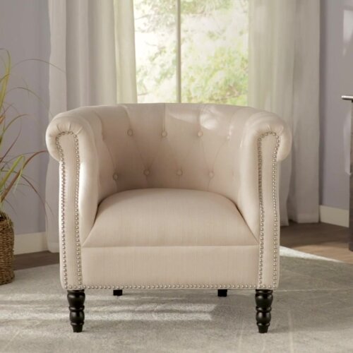 Huntingdon 34'' Wide Tufted Chesterfield ChairBuy One Get One Free