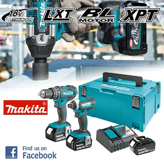 Die Aktion hat begonnen! Makita XT269M 18V Brushless Akku-Werkzeugset für nur 79.99 €!