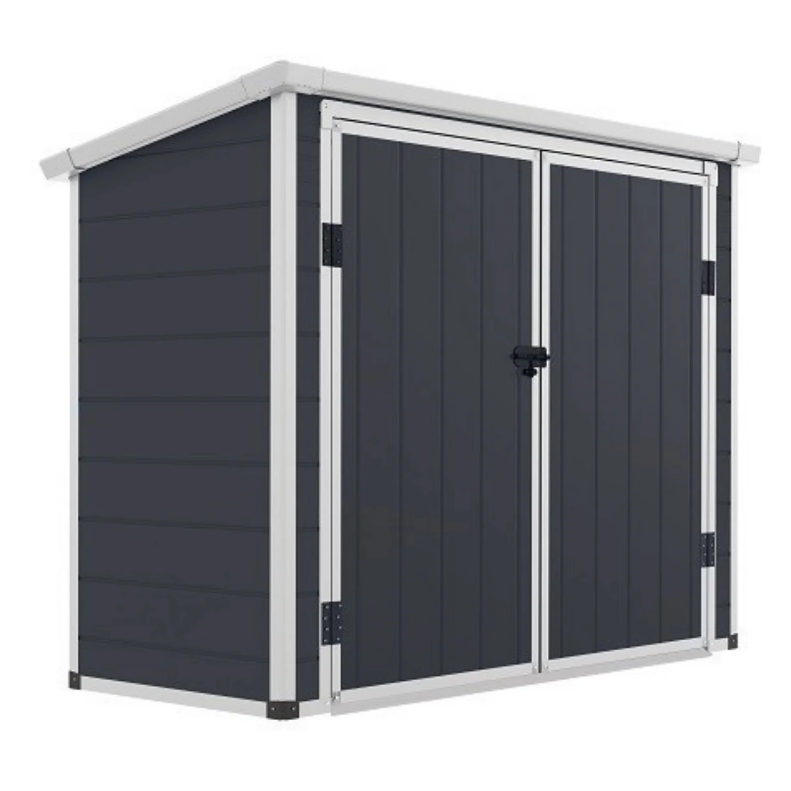 Jasmine 6ft x 3ft Plastic Storage Unit with Foundation Kit