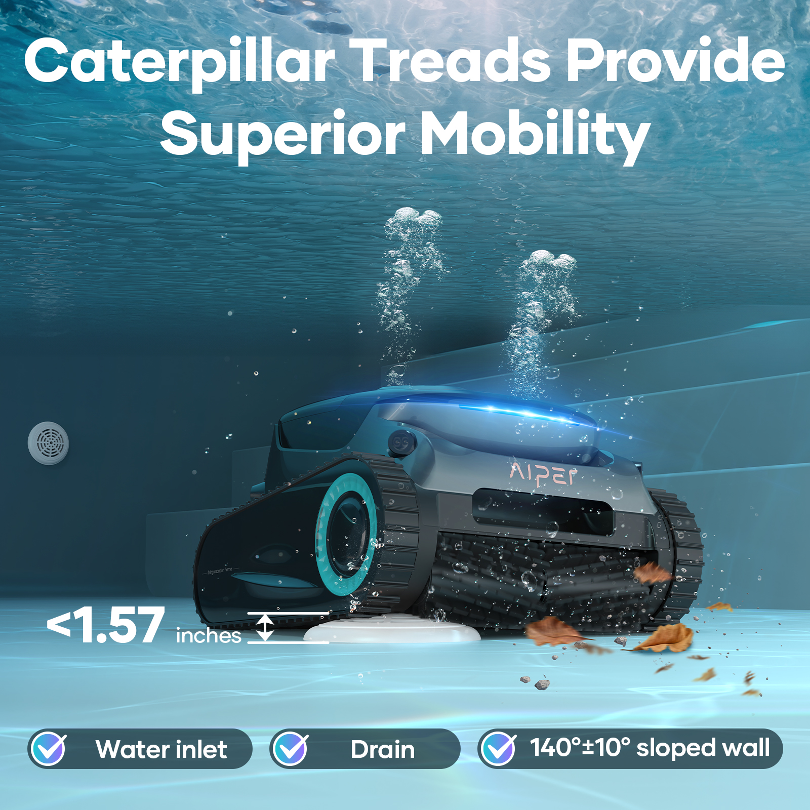 Aiper Scuba S1 Pro Cordless Robotic Pool Cleaner (2025 Upgraded)