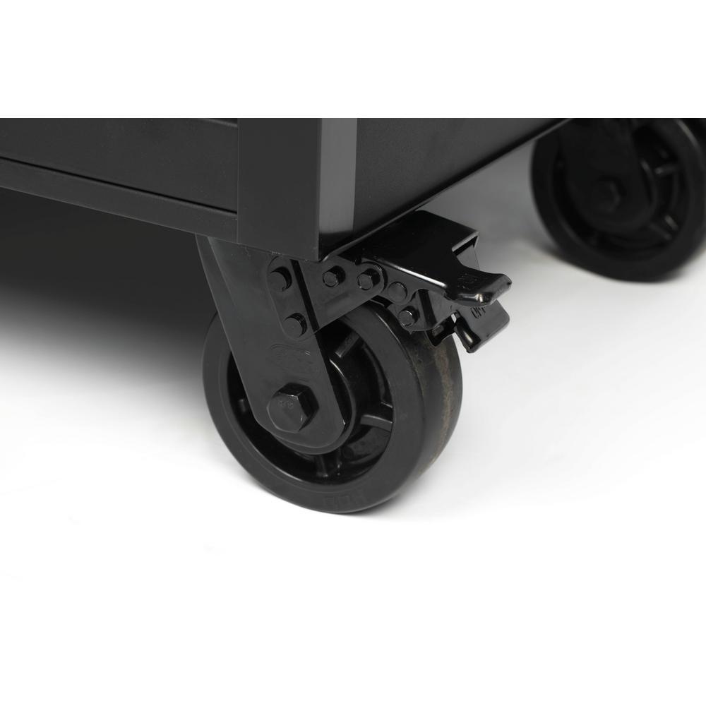 Heavy-Duty 52 In. W 15-Drawer, Deep Combination Tool Chest And Rolling Cabinet Set In Matte Black