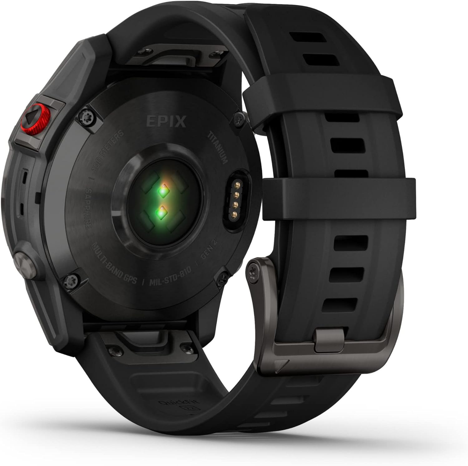 Garmin epix Gen 2, Premium active smartwatch, Health and wellness features, touchscreen AMOLED display, adventure watch with advanced features, white titanium