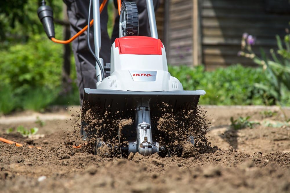 Ikra Electric tiller IEM 800 S, Working width 30cm, Depth 20cm, 800 W