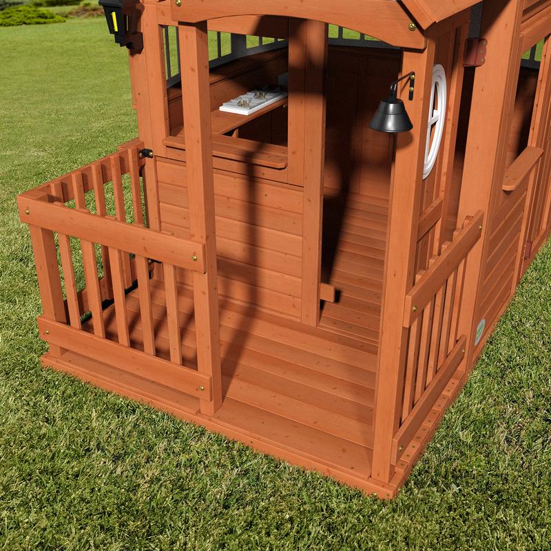 Deluxe Cedar Mansion Playhouse