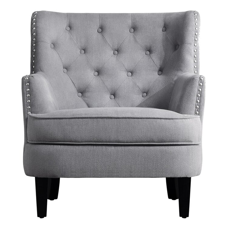 Brogyn 30'' Wide Tufted Wingback Chair
