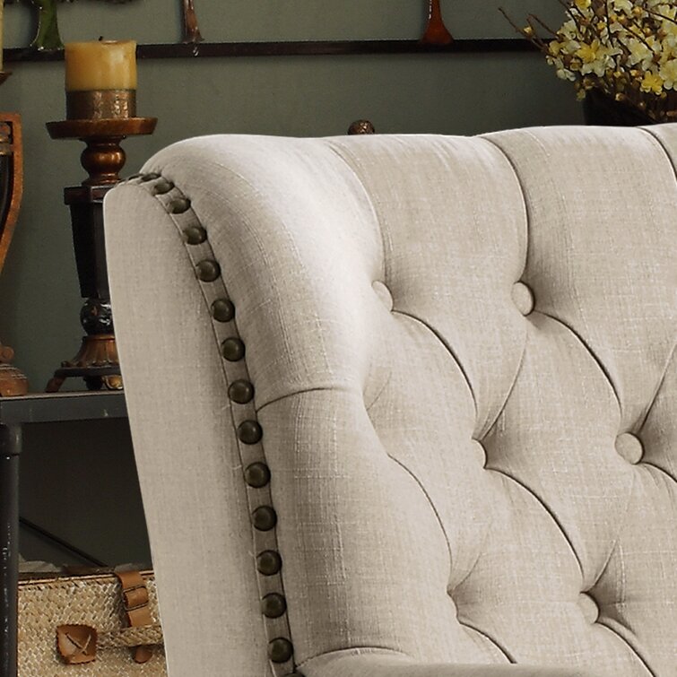 Brogyn 30'' Wide Tufted Wingback Chair