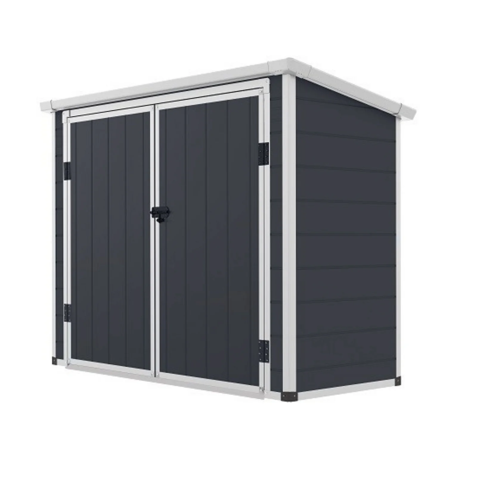 Jasmine 6ft x 3ft Plastic Storage Unit with Foundation Kit