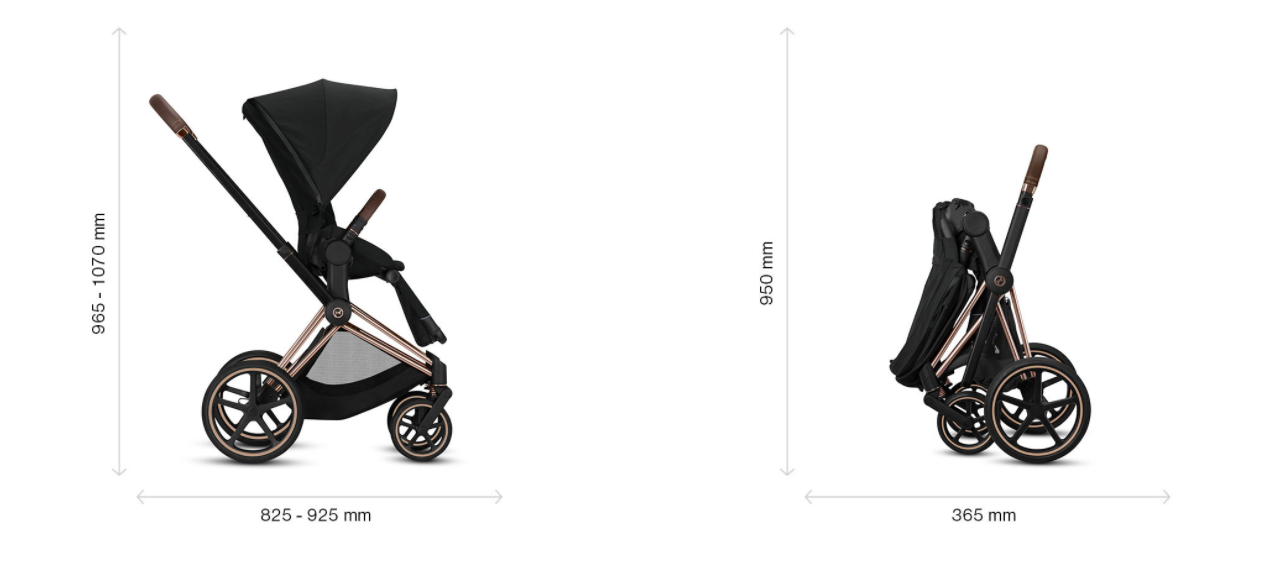 Cybex Priam Stroller Set New Generation Simply Flowers Fashion Edition Pale Blush