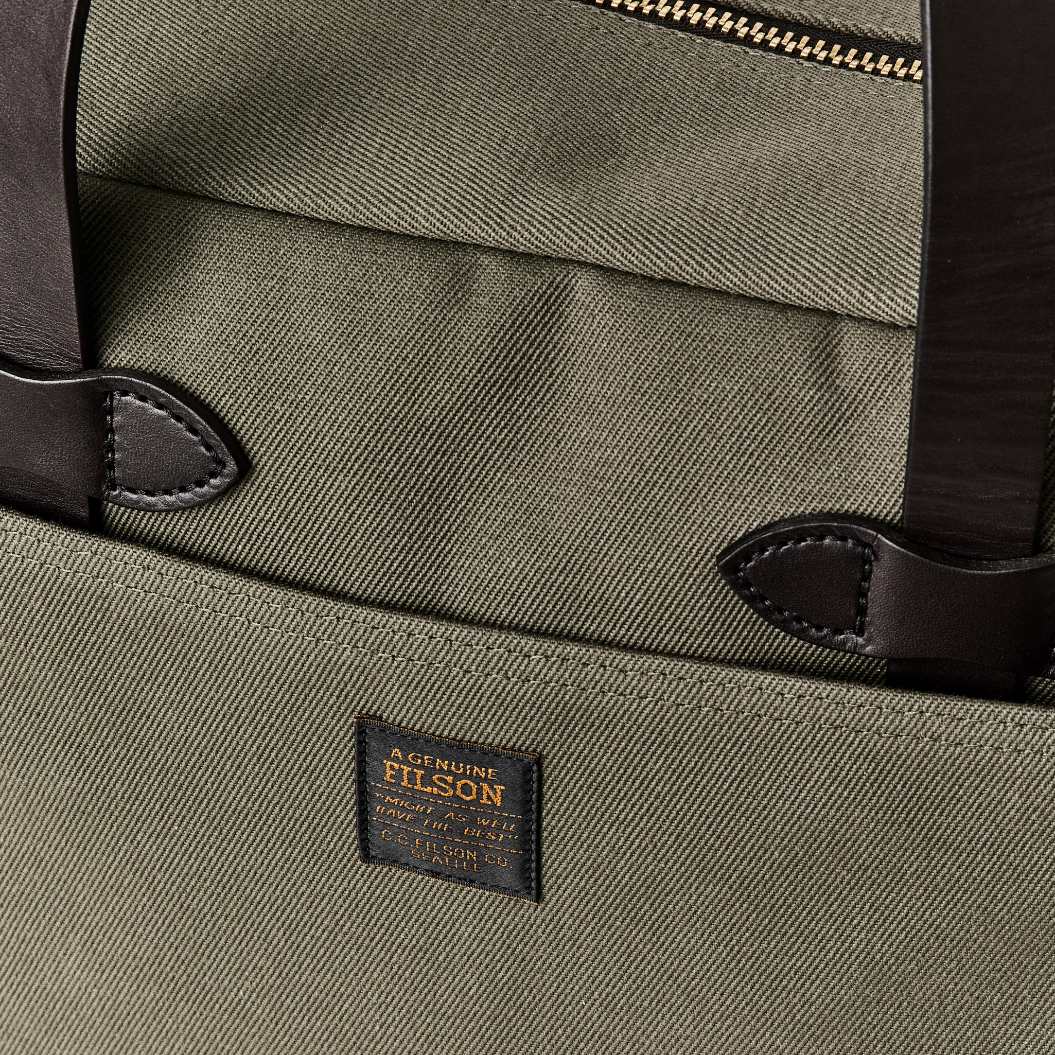 Rugged Twill Zipper Tote Bag - FILSON OUTLET