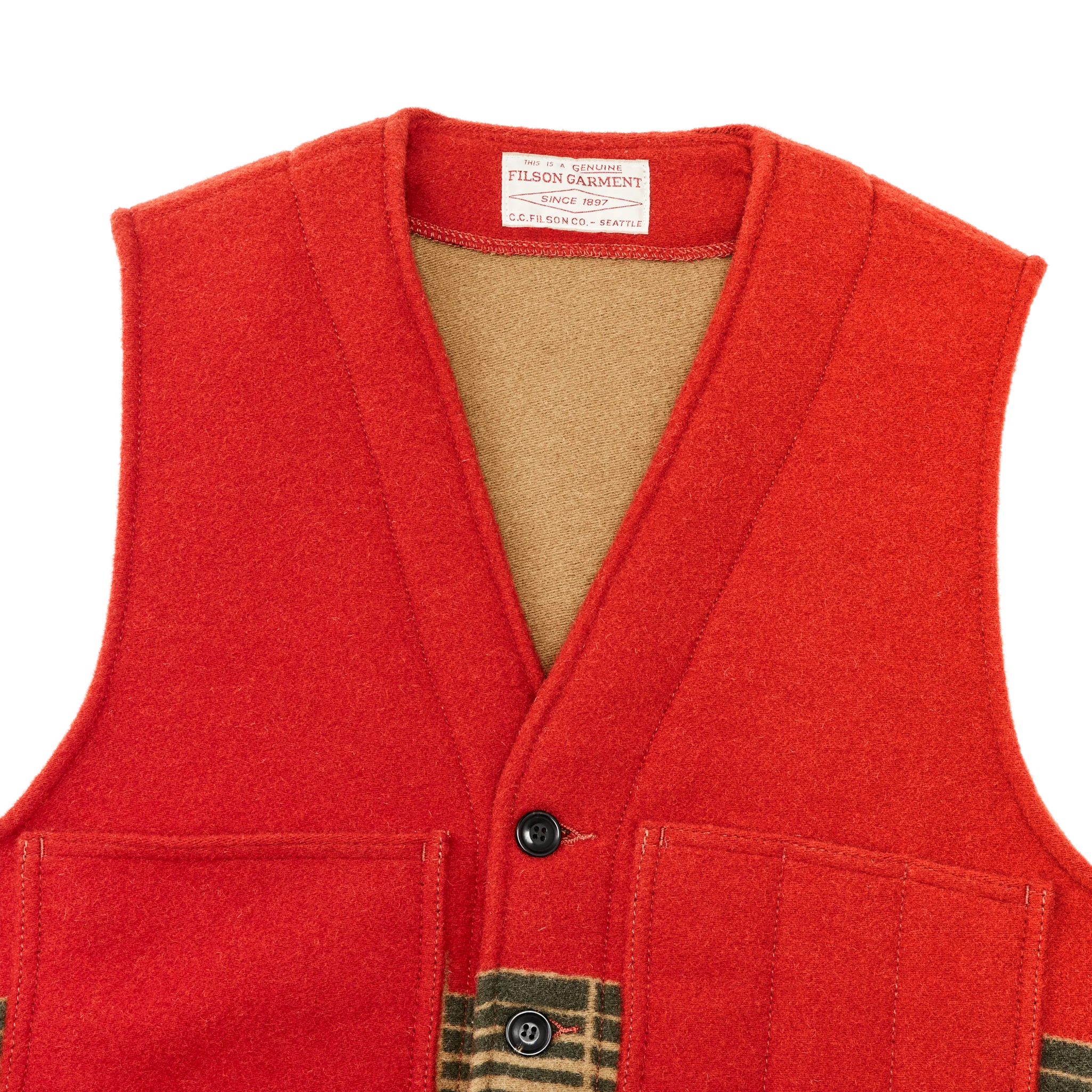 Jacquard Wool Vest - FILSON OUTLET