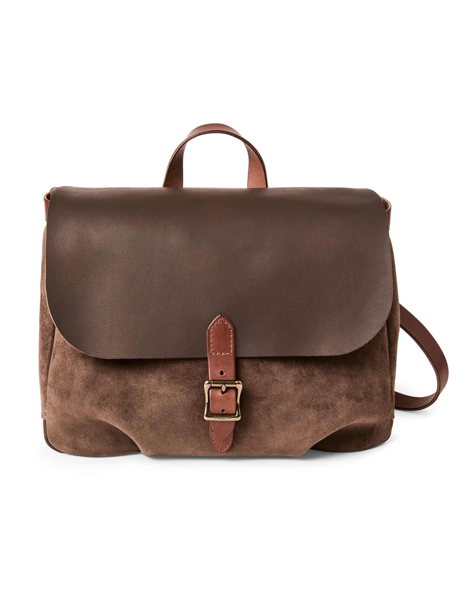 Filson Workshop Suede Messenger Bag - FILSON OUTLET