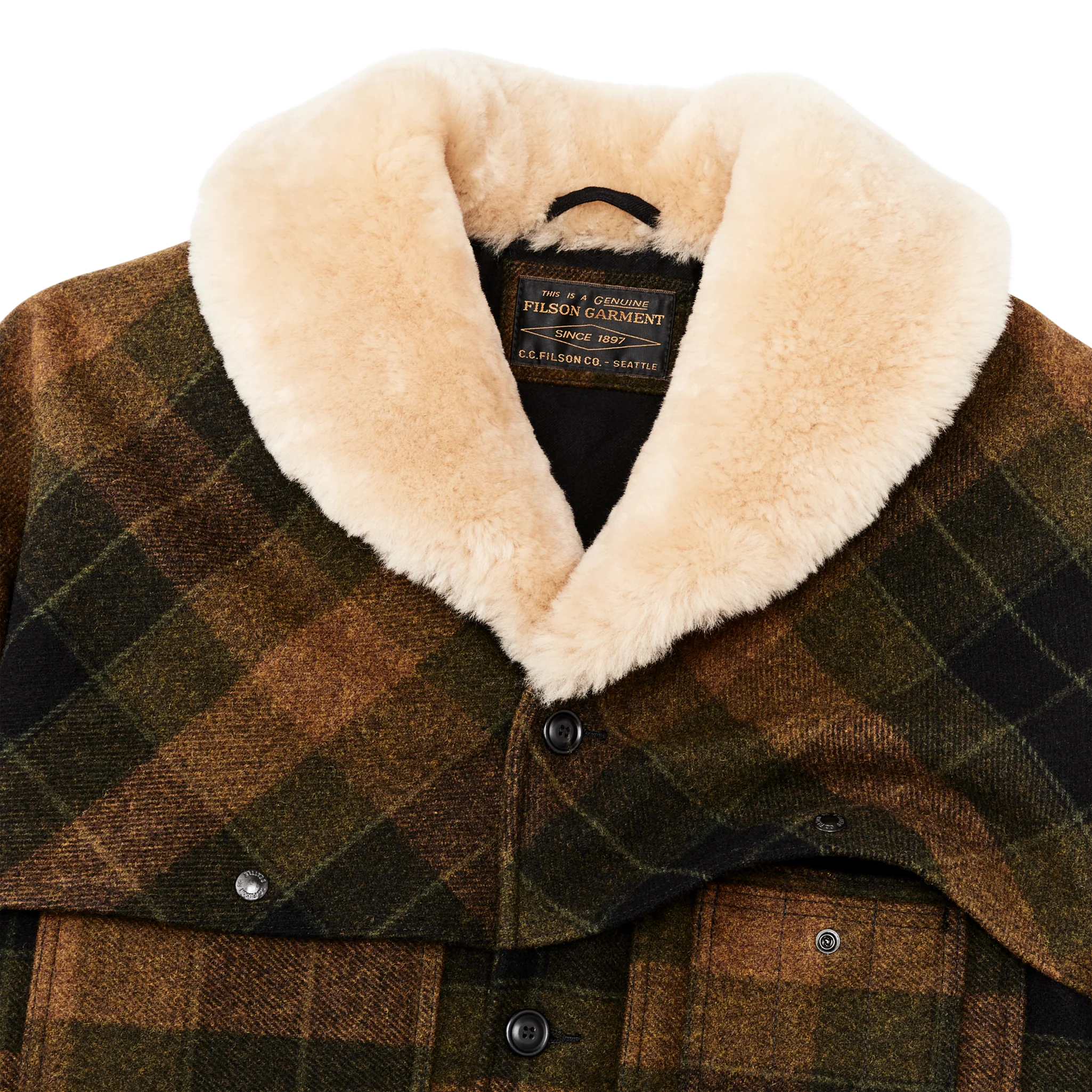 Lined Mackinaw Wool Packer Coat - FILSON OUTLET