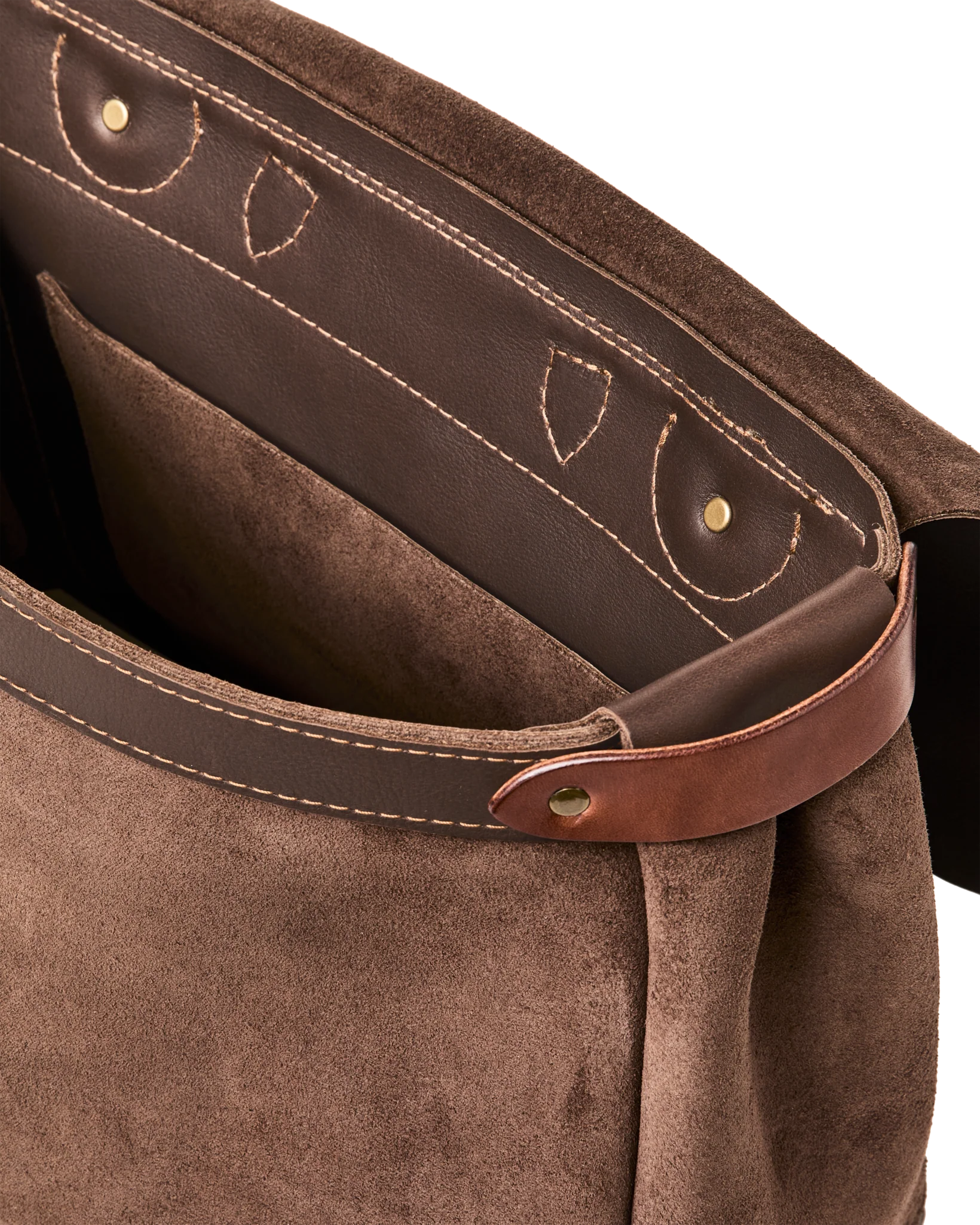 Filson Workshop Suede Messenger Bag - FILSON OUTLET